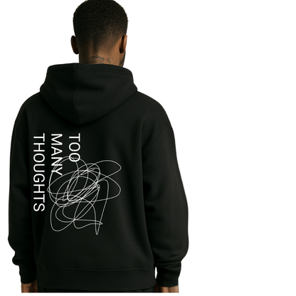 Deluxe Too Many Thoughts Ultra-Heavy Hoodie by Refuse to Conform Clothing, product image 1