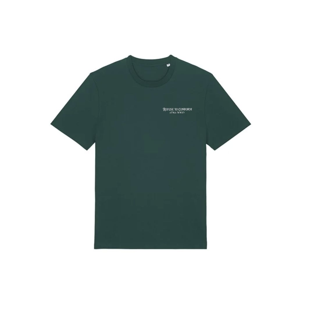 GREEN STAPLE TEE