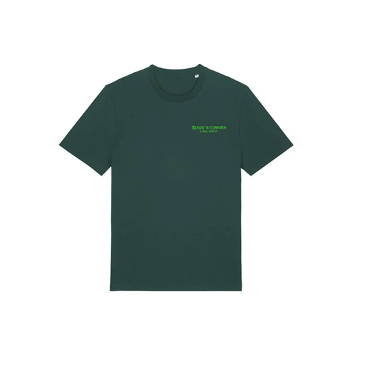 GREEN STAPLE TEE