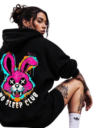 No Sleep Club Ultra-Heavy Hoodie by Refuse to Conform Clothing, product image 1