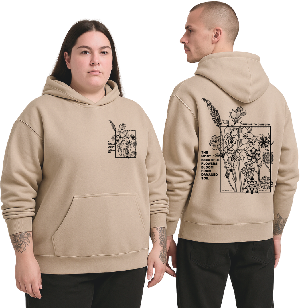 FLOWERS ULTRA-HEAVY HOODIE