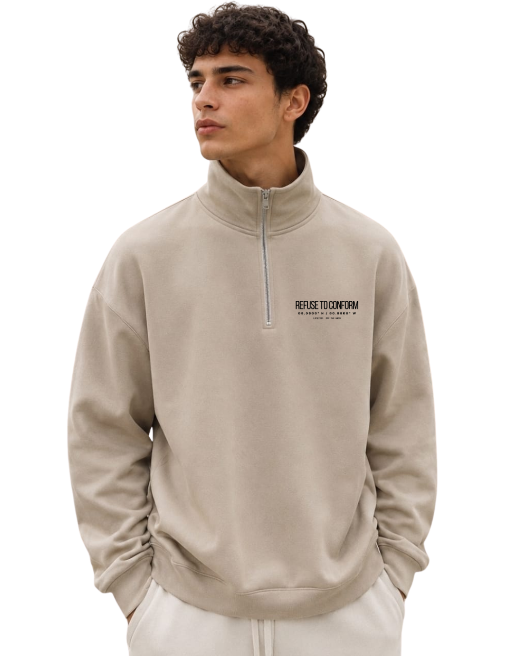 OFF THE GRID 1/4 ZIP SWEATSHIRT