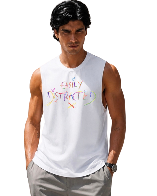EASILY DISTRACTED SLASHED VEST