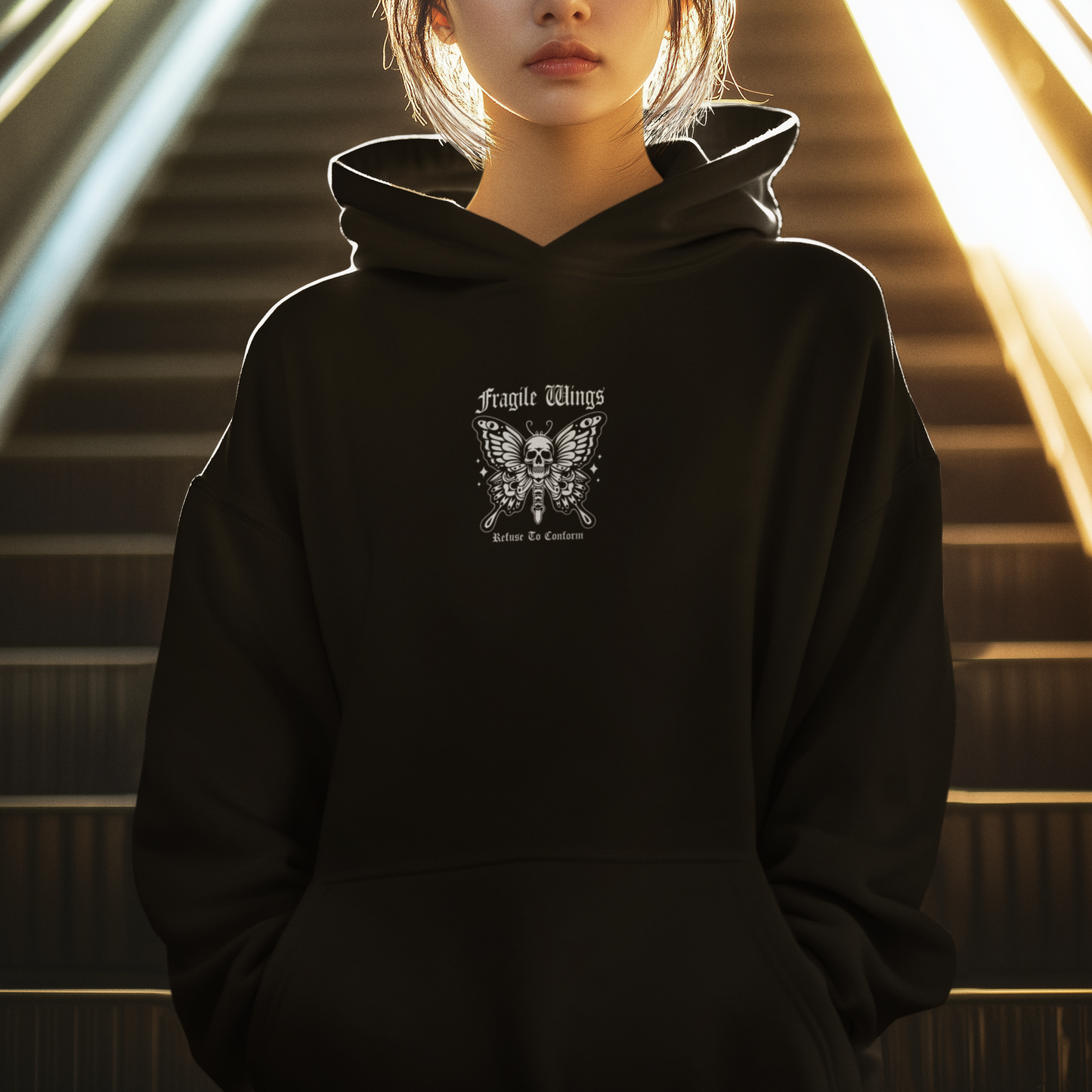 DELUXE FRAGILE WINGS ULTRA-HEAVY HOODIE