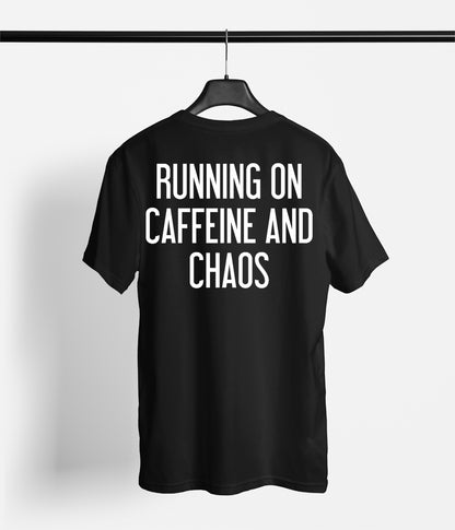 Caffeine And Chaos Tee by Refuse to Conform Clothing, product image 1