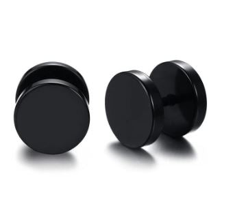 BLACK FAKE PLUGS 10MM