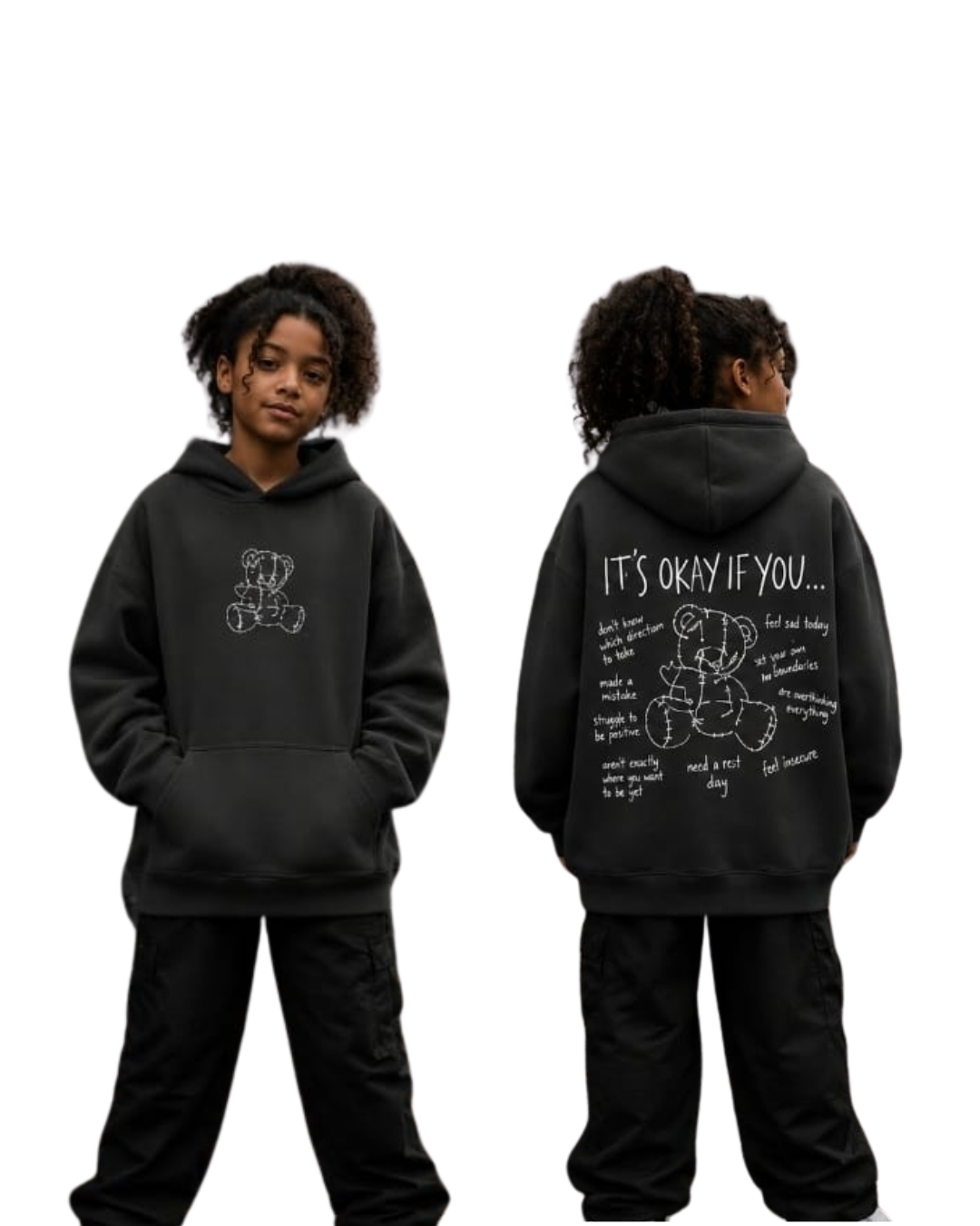 KIDS TEDDY COSY HOODIE
