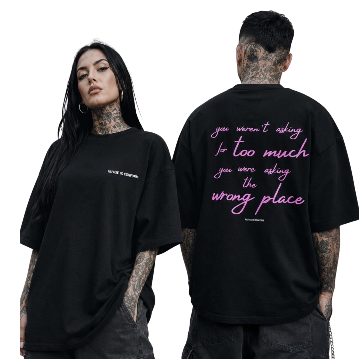 WRONG PLACE OVERSIZED BOXY TEE