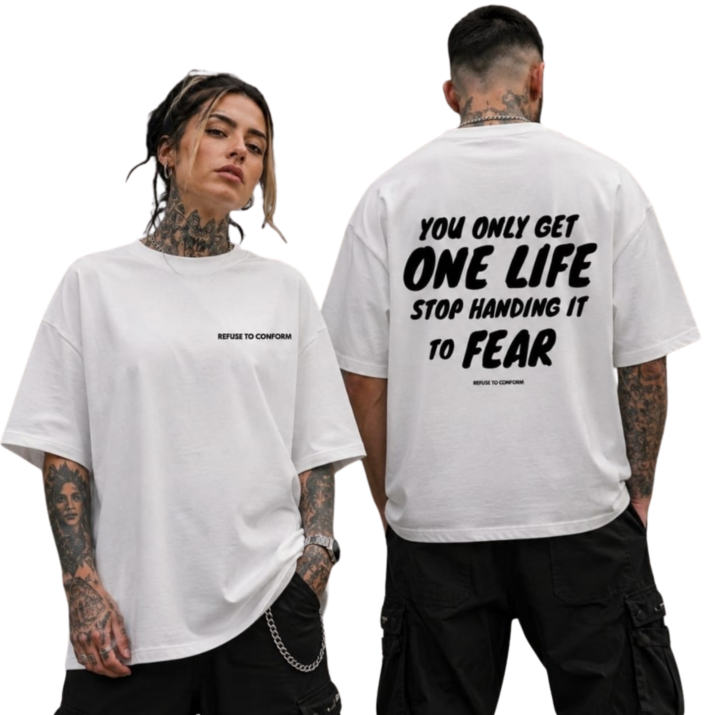 FEAR OVERSIZED BOXY TEE