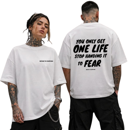 FEAR OVERSIZED BOXY TEE