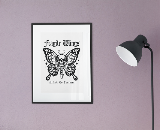 A4 POSTER - FRAGILE WINGS