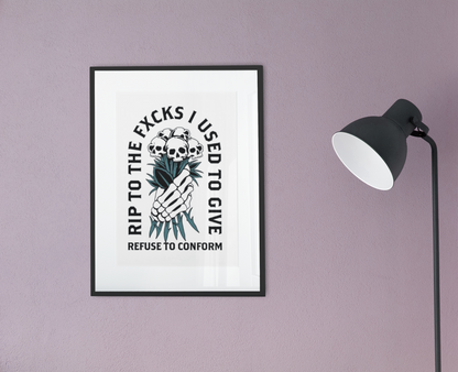 A4 Poster - Rip by Refuse to Conform Clothing, product image 1