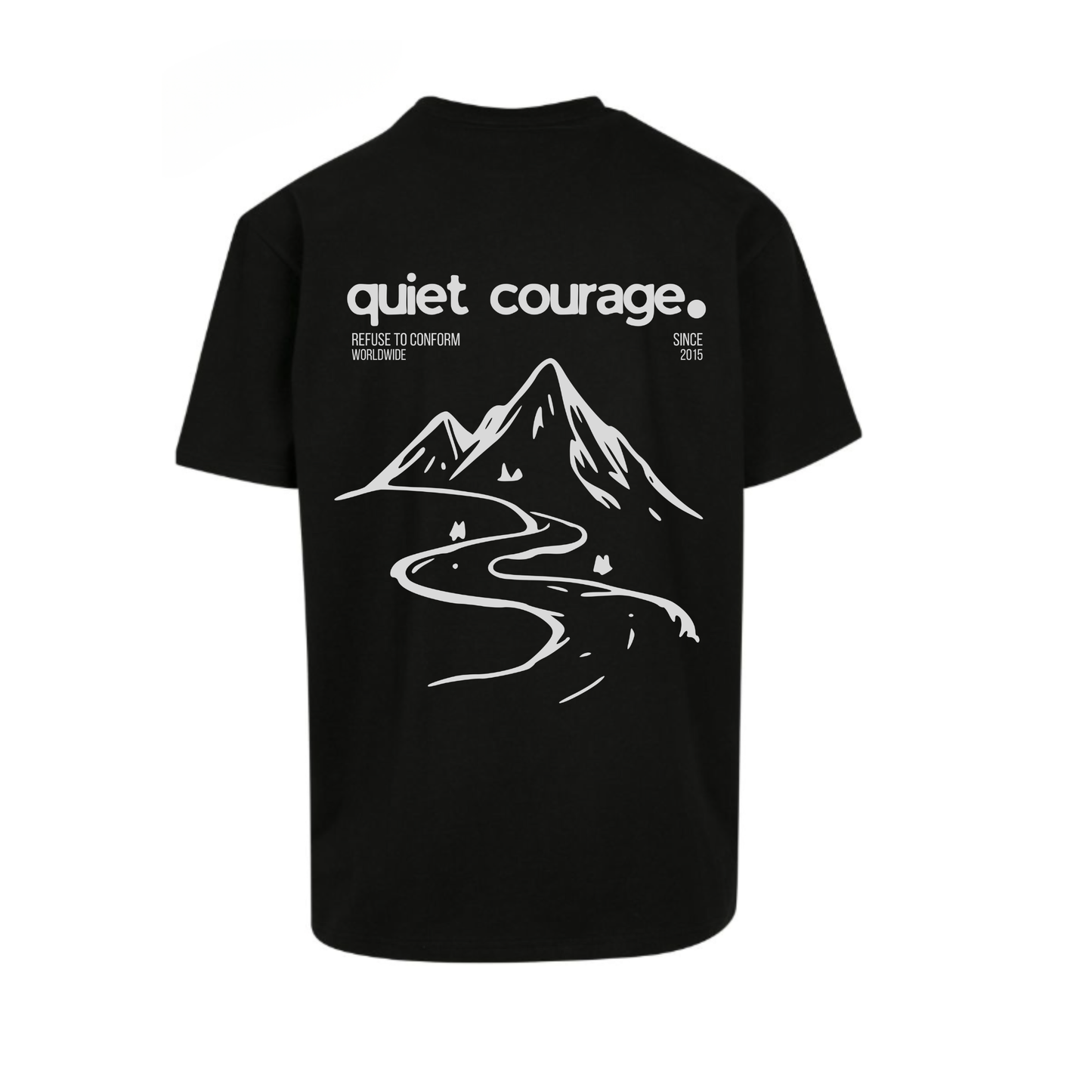 QUIET COURAGE CLASSIC OVERSIZED TEE