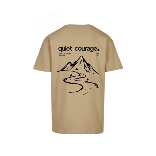 QUIET COURAGE CLASSIC OVERSIZED TEE