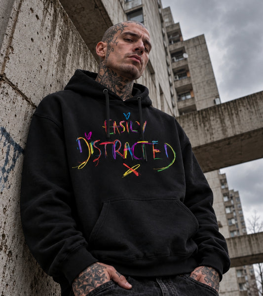 LIGHTWEIGHT EASILY DISTRACTED HOODIE