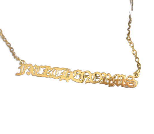 FXCK THE NORMS NECKLACE