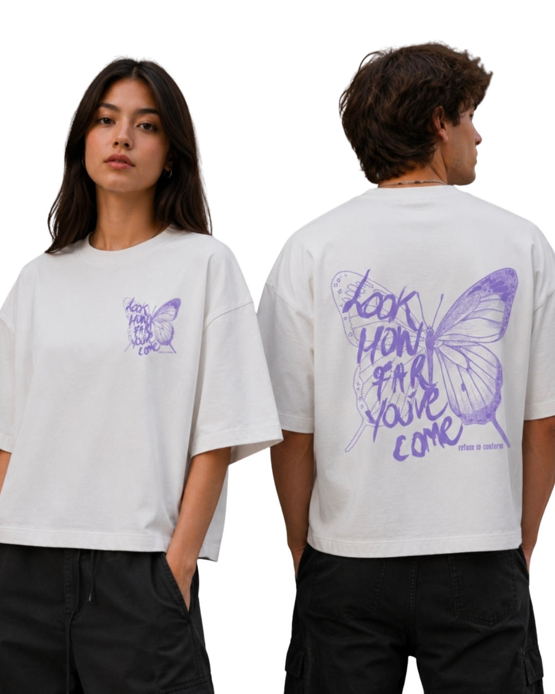 OVERSIZED BOXY CROPPED TEE