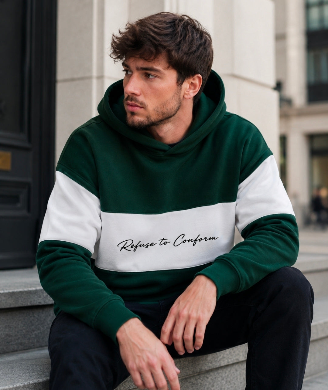 SIGNATURE RUGBY STYLE HOODIE