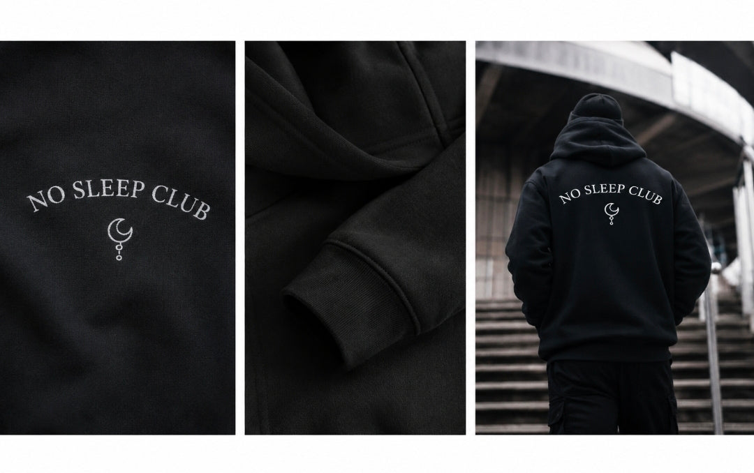 NO SLEEP CLUB ULTRA-HEAVY HOODIE