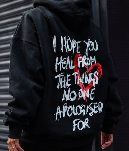 I Hope You Heal Ultra-Heavy Hoodie by Refuse to Conform Clothing, product image 2