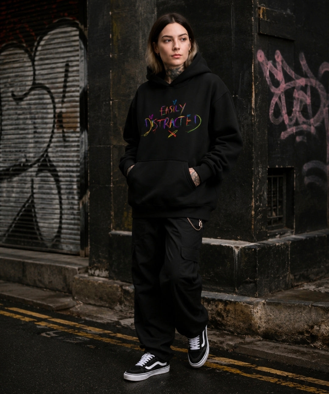 EASILY DISTRACTED ULTRA-HEAVY HOODIE