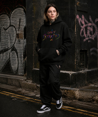Easily Distracted Ultra-Heavy Hoodie by Refuse to Conform Clothing, product image 4