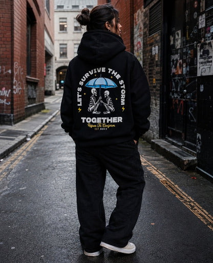 Storm Ultra-Heavy Hoodie by Refuse to Conform Clothing, product image 4