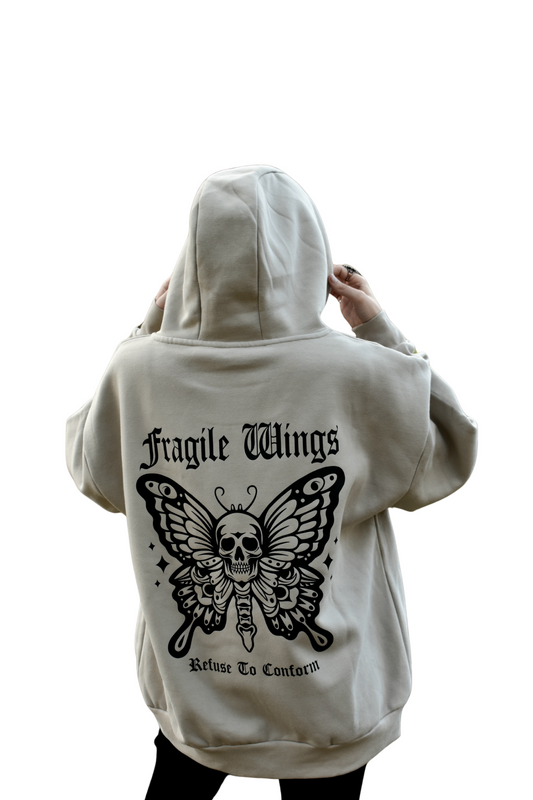FRAGILE WINGS CLOUD HUG DOUBLE ZIP ZOODIE