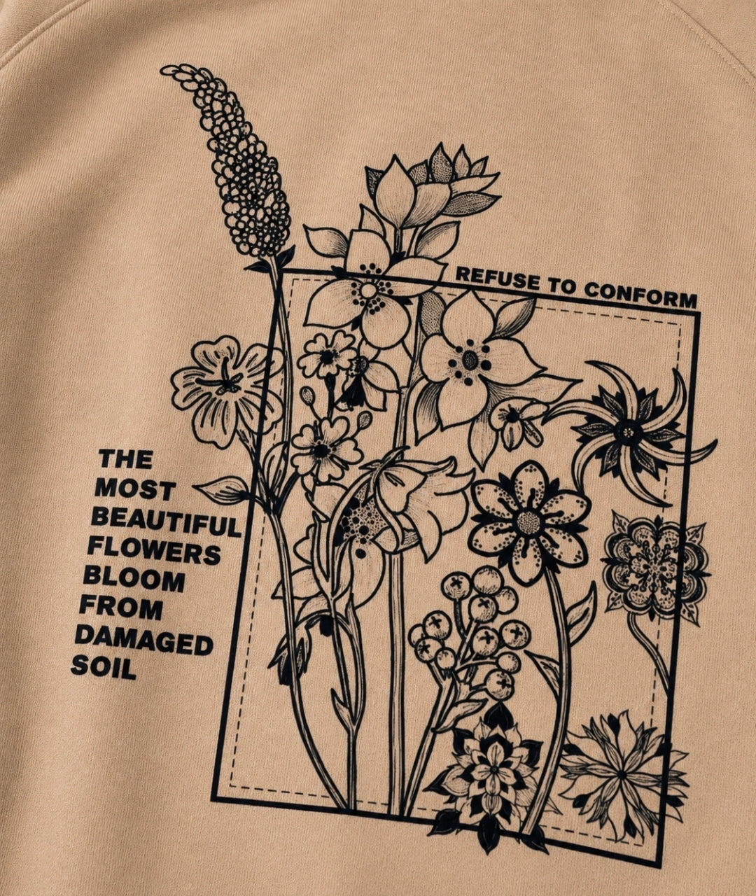 FLOWERS ULTRA-HEAVY HOODIE
