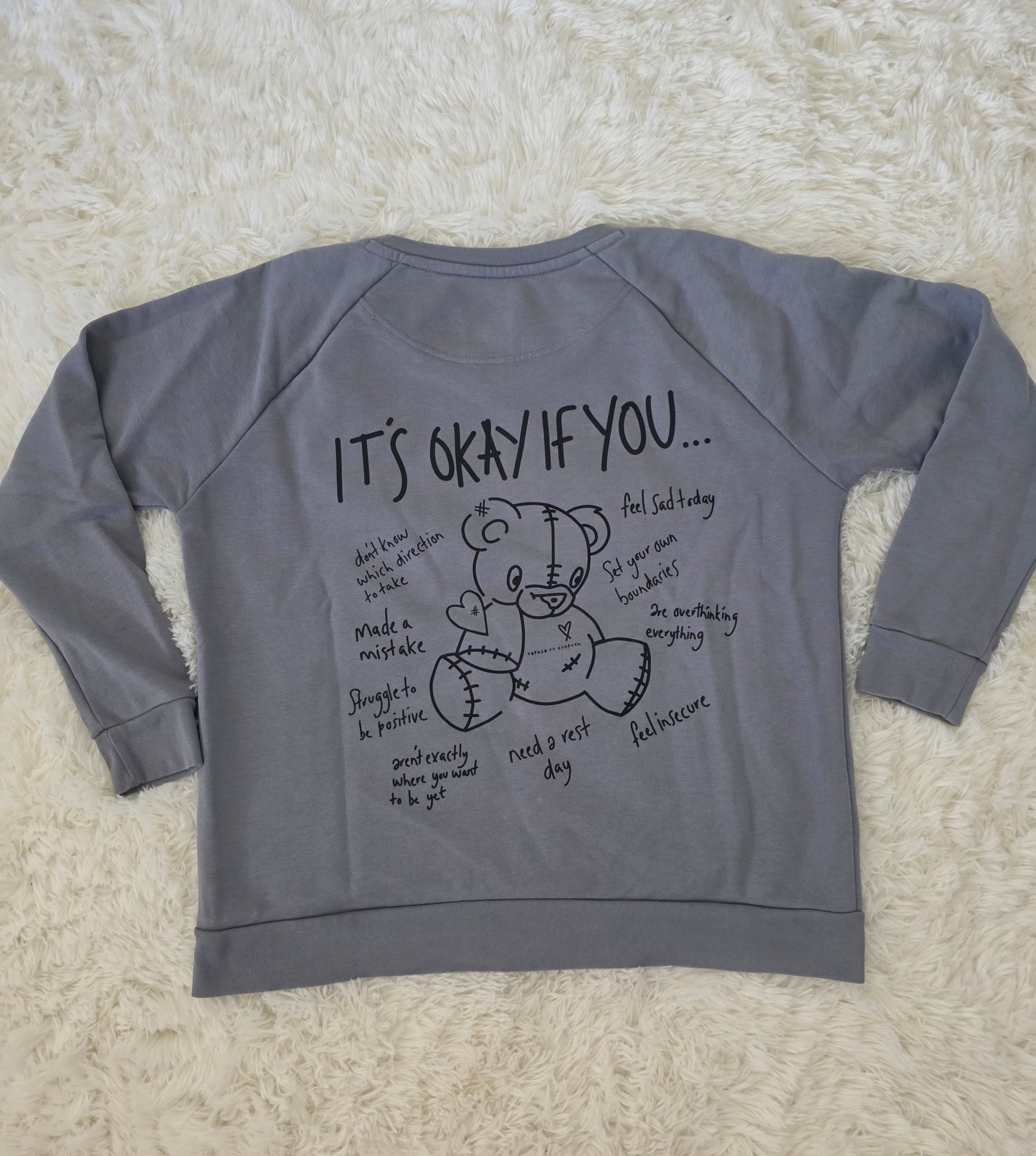 TEDDY SCOOP NECK JUMPER (PRELOVED MEDIUM)