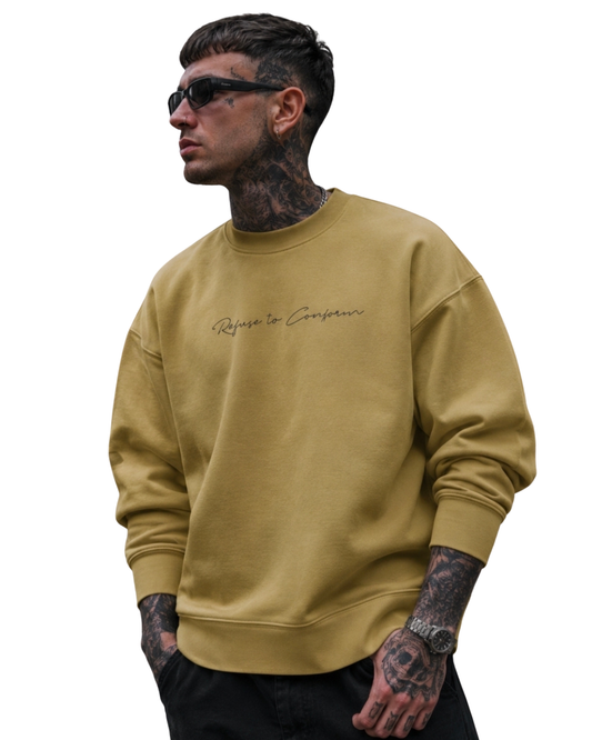SIGNATURE OVERSIZED BOXY HEAVYWEIGHT SWEATSHIRT