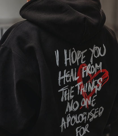 I Hope You Heal Ultra-Heavy Hoodie by Refuse to Conform Clothing, product image 5