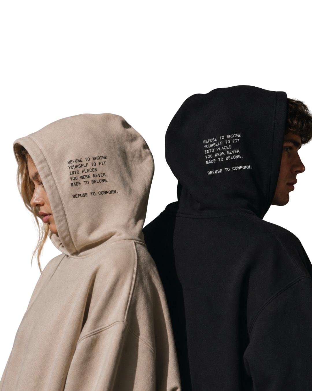 STANDARD REFUSE TO SHRINK HOODIE