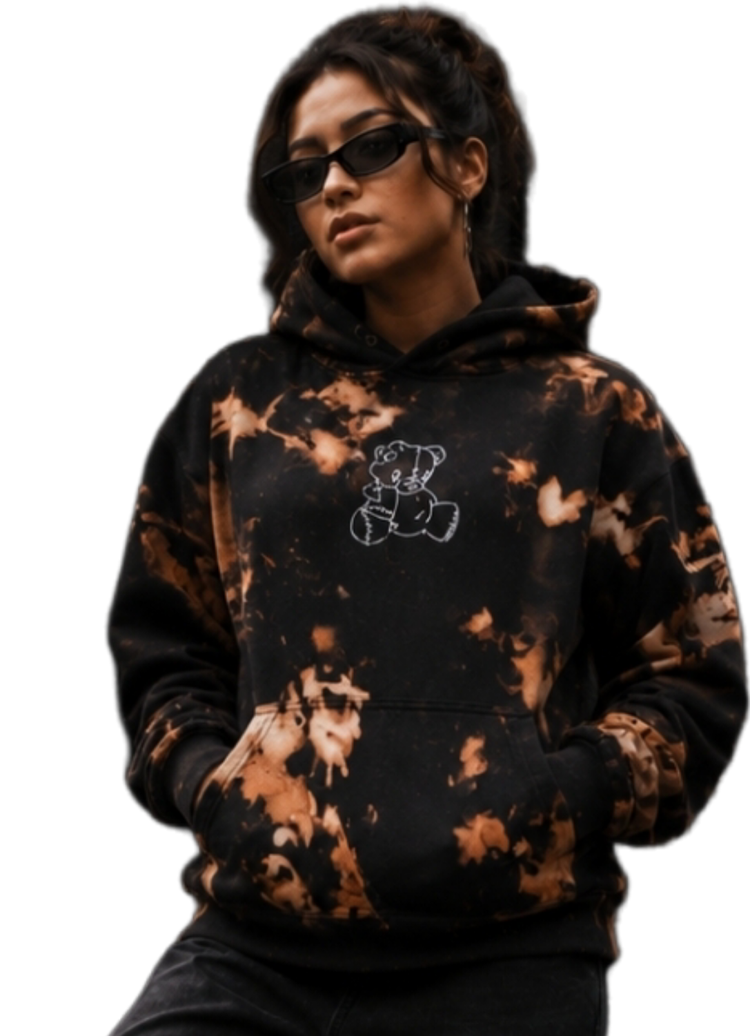 DYED DELUXE ULTRA-HEAVY HOODIE SIZE MEDIUM