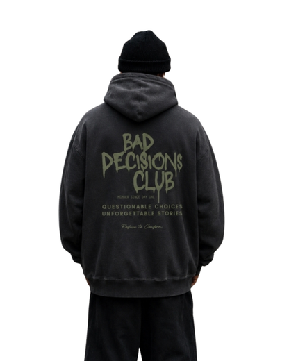 Lightweight Bad Decisions Hoodie by Refuse to Conform Clothing, product image 1