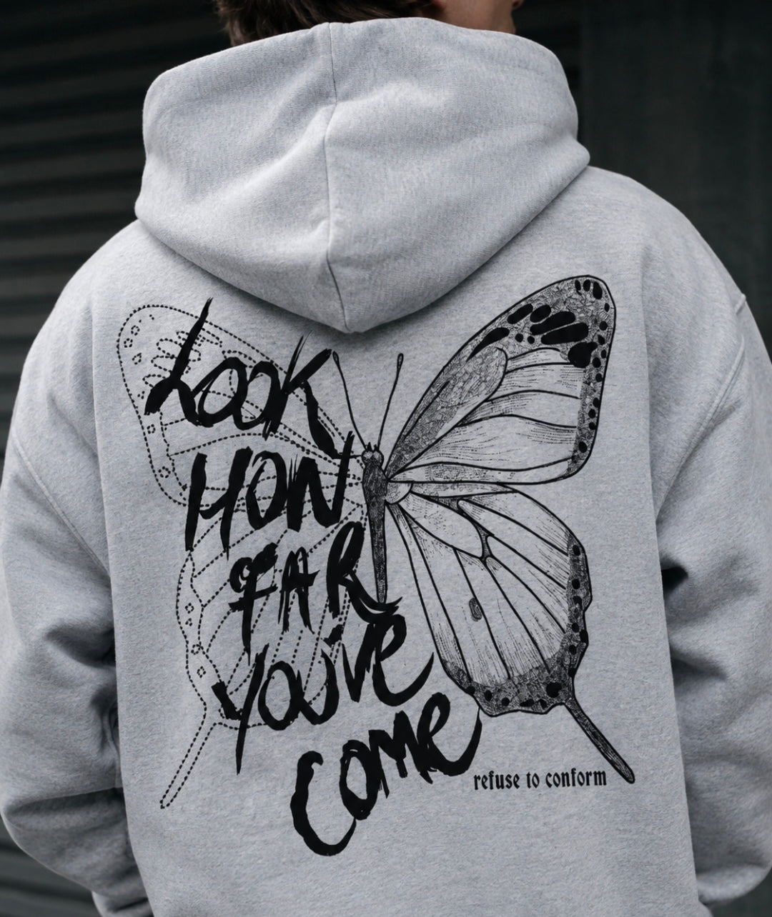 LOOK HOW FAR YOU'VE COME ULTRA-HEAVY HOODIE