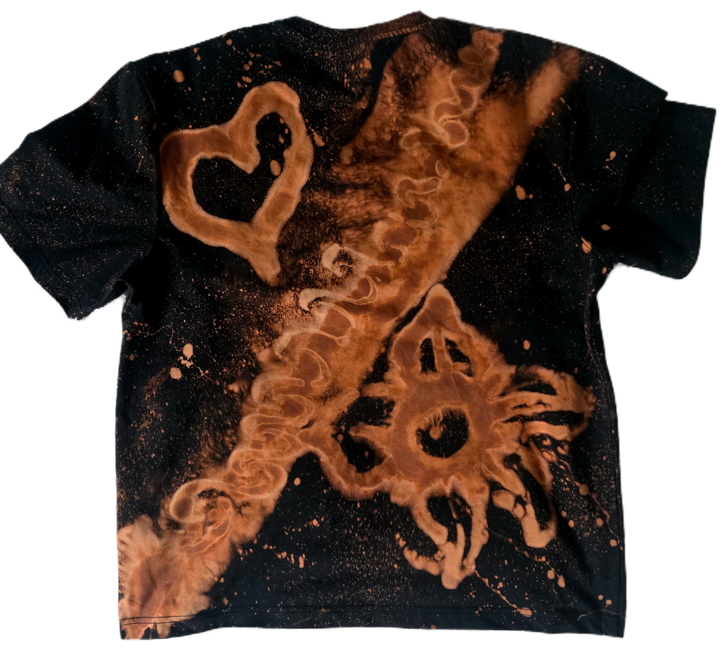 BLACK RUST HAND DYED TEE SIZE MEDIUM