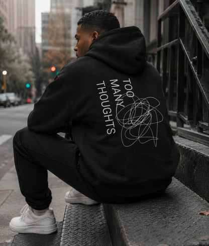 Too Many Thoughts Ultra-Heavy Hoodie by Refuse to Conform Clothing, product image 4