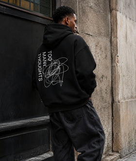 Too Many Thoughts Ultra-Heavy Hoodie by Refuse to Conform Clothing, product image 5