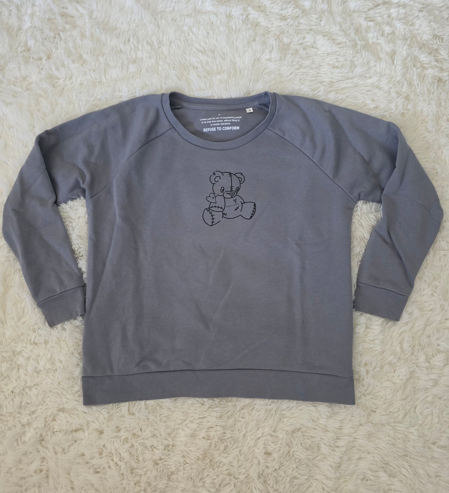 TEDDY SCOOP NECK JUMPER (PRELOVED MEDIUM)
