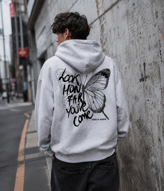 Look How Far You've Come Ultra-Heavy Hoodie by Refuse to Conform Clothing, product image 7