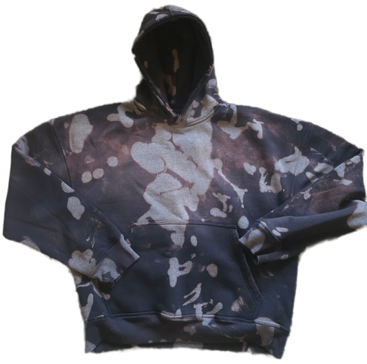 MODEL-WORN OVERSIZED BLANK SAMPLE SUPER HEAVY HOODIE SIZE MEDIUM