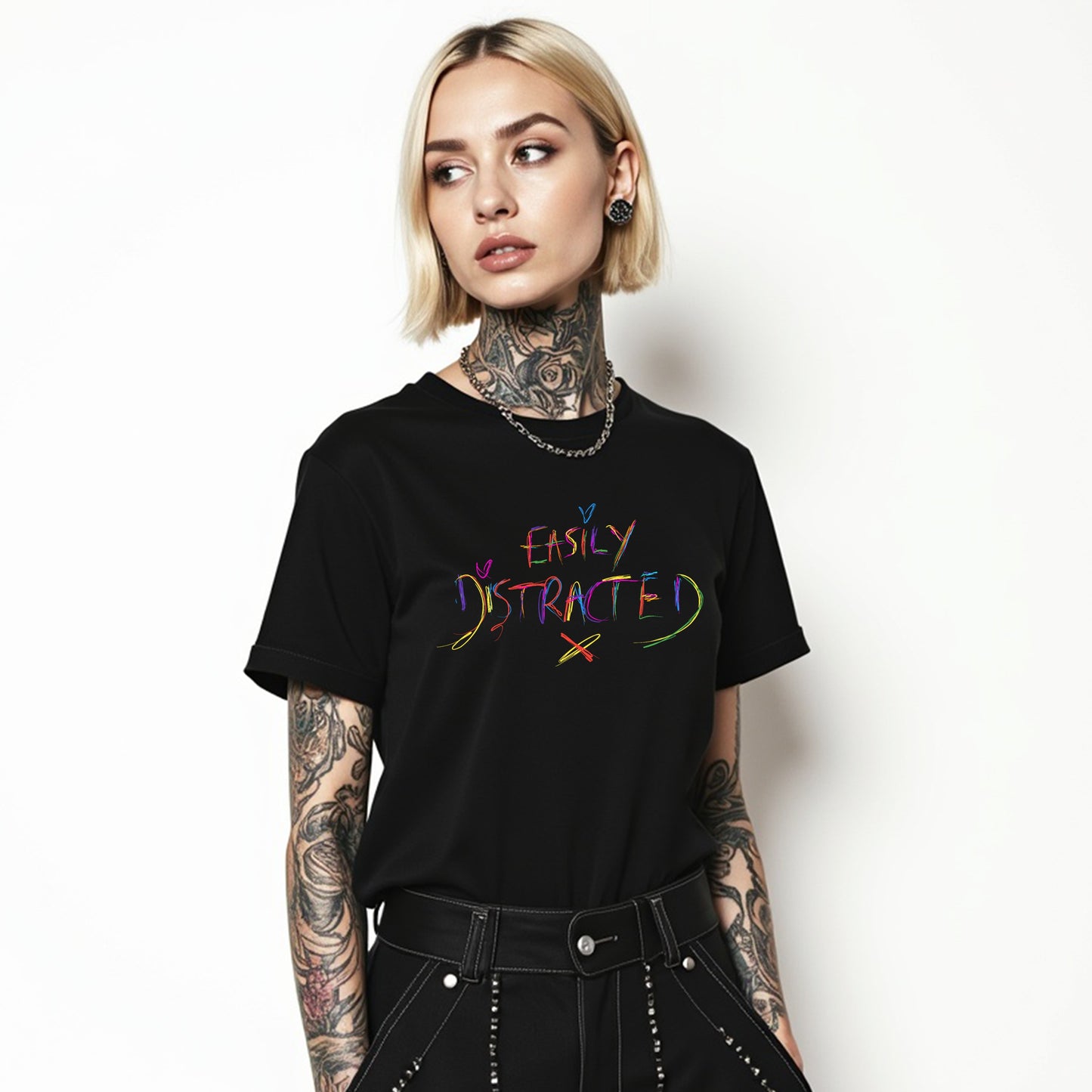 EASILY DISTRACTED TEE