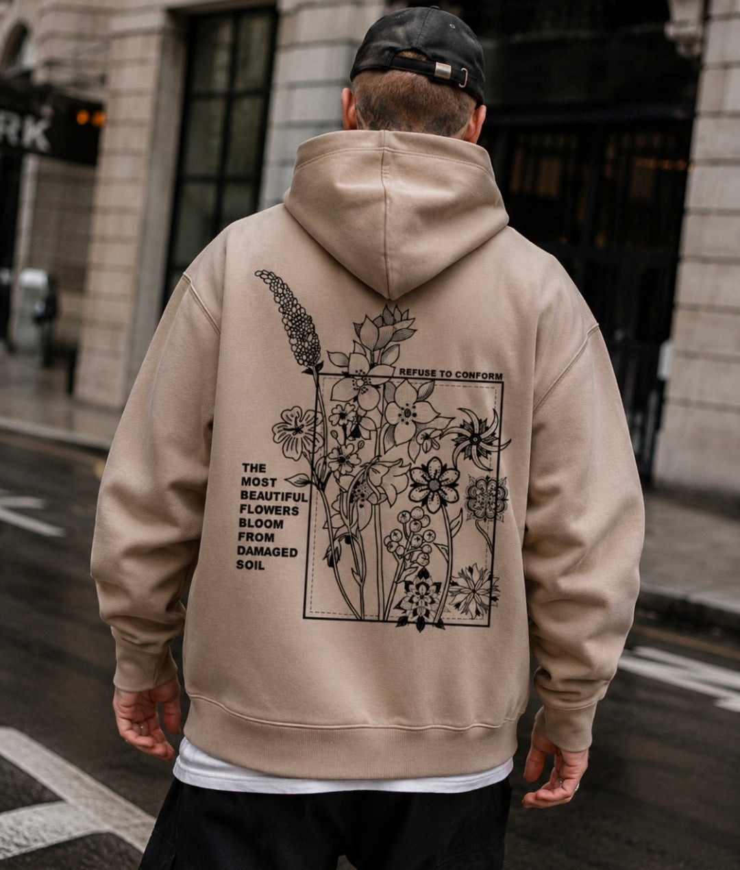 FLOWERS ULTRA-HEAVY HOODIE