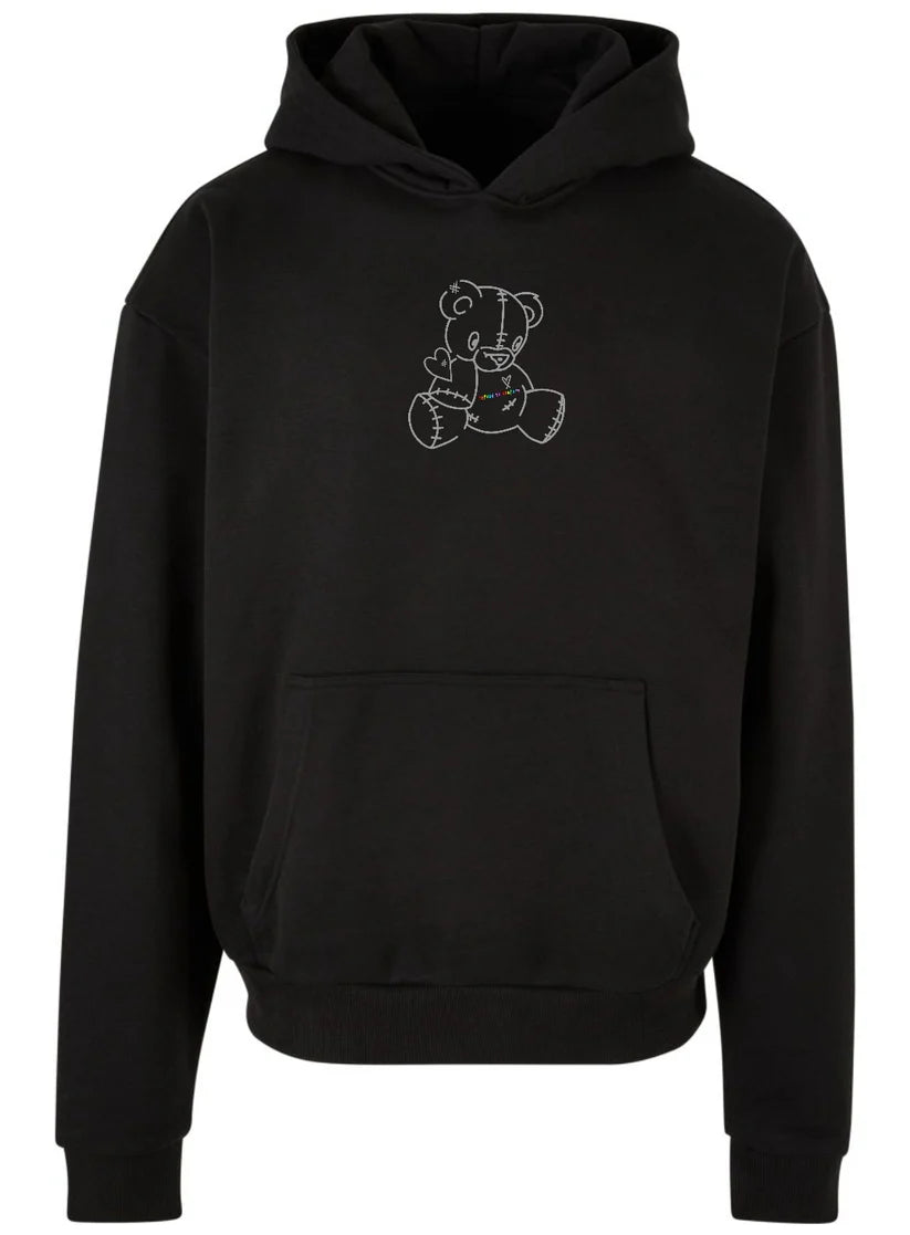 SMALL DELUXE RAINBOW TEDDY ULTRA-HEAVY HOODIE