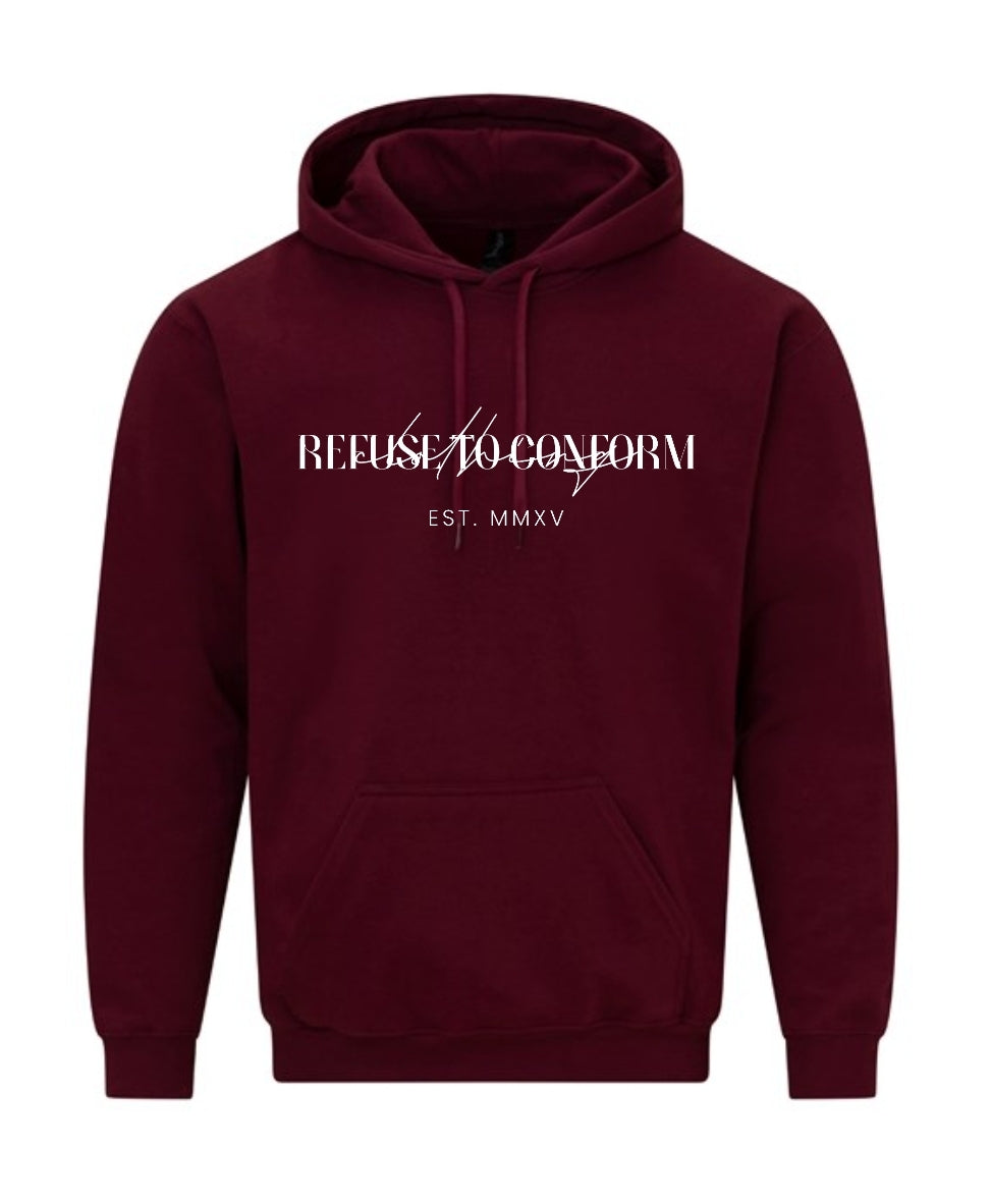 MAROON ESSENTIALS HOODIE