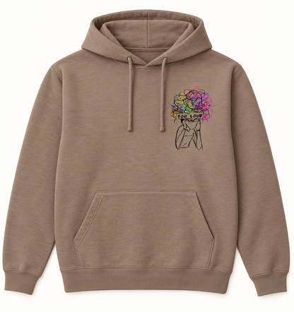 Taupe front — Lightweight Too Loud Hoodie