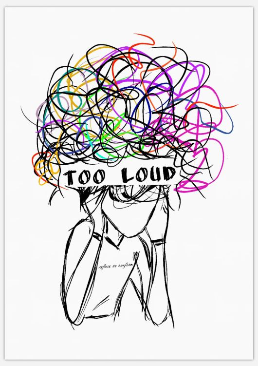 A4 POSTER - TOO LOUD