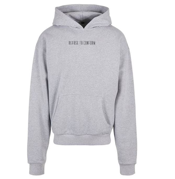 GREY STATEMENT ULTRA-HEAVY HOODIE