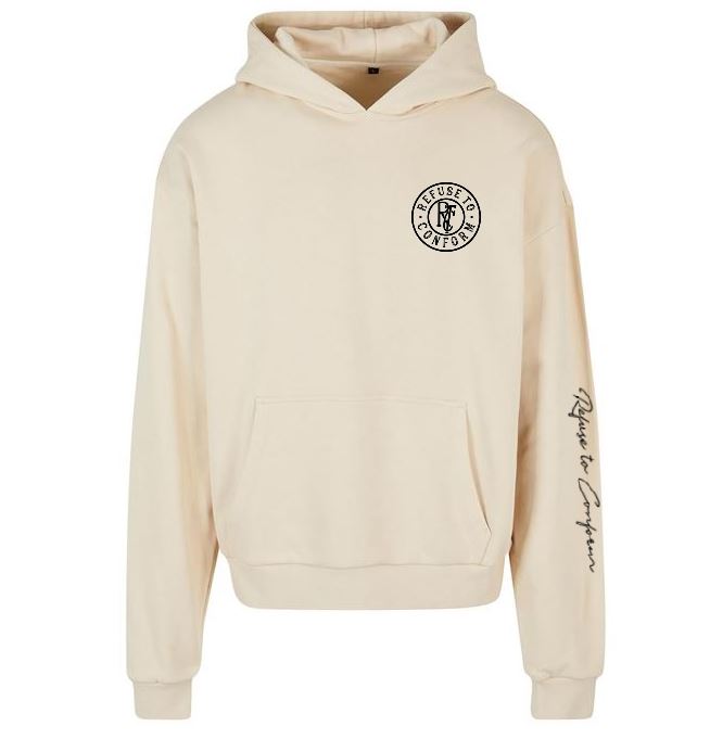 SAND CIRCULAR ULTRA-HEAVY HOODIE